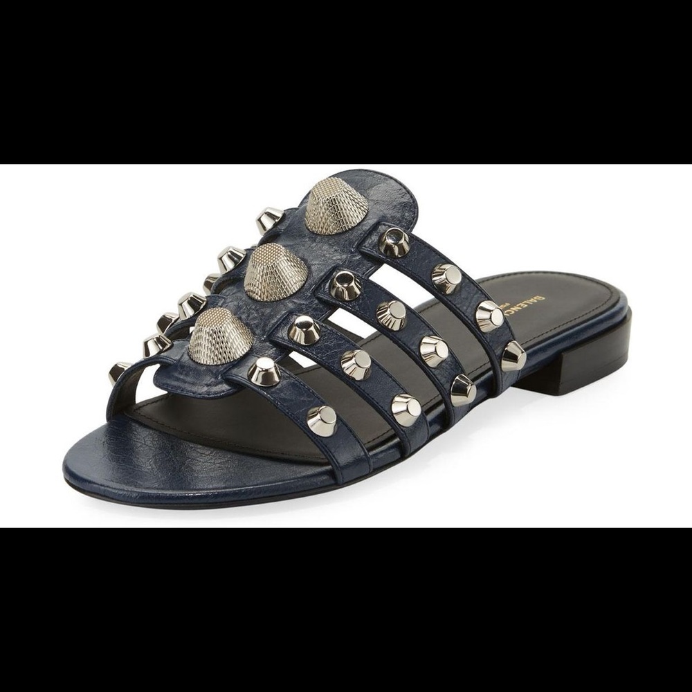 Balenciaga Mixed stud sandal